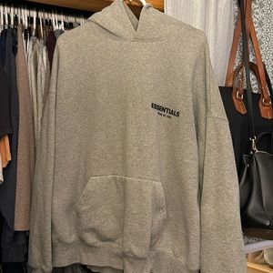 Essentias fear of god grey hoodie